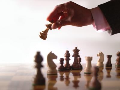 imagem mostra uma jogada de xadrez