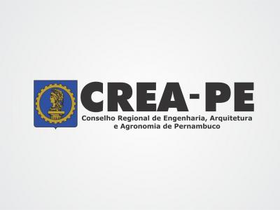 Imagem mostra logo do CREA-PE